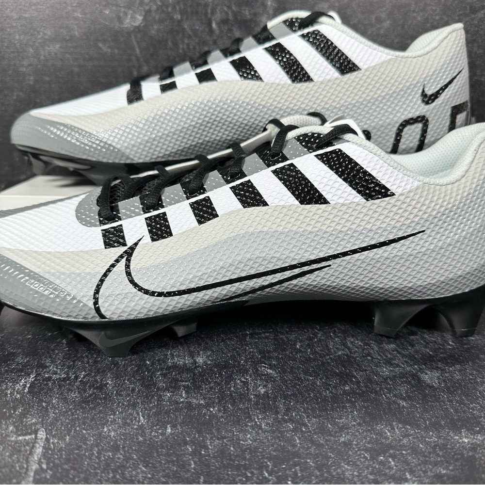 VAPOR EDGE SPEED 360 PHOTON DUST MENS FOOTBALL CLEATS SIZE 14 WHITE GRAY BLACK - Picture 7 of 10
